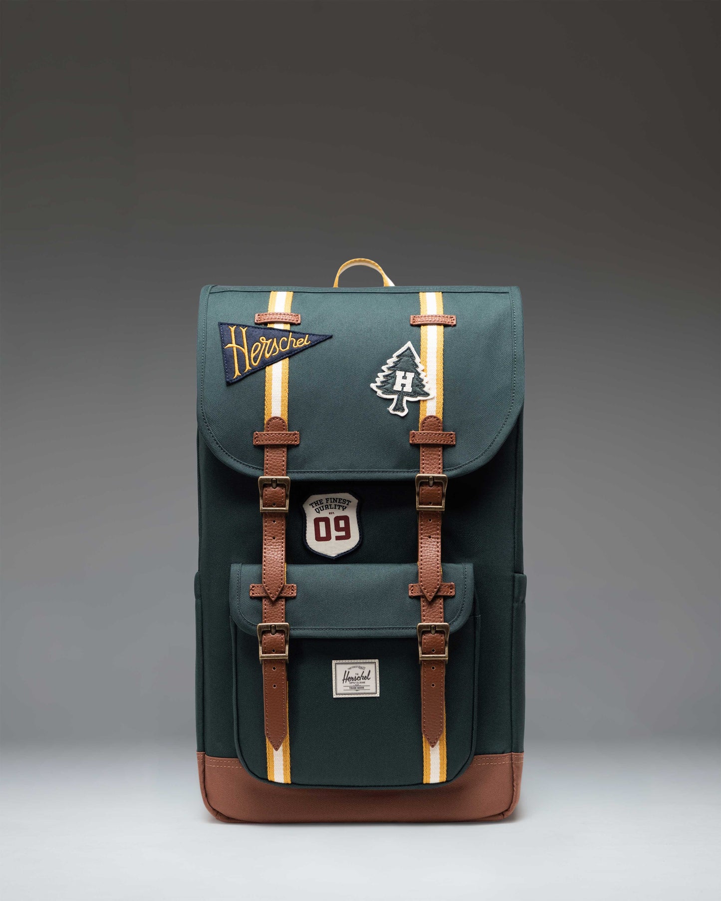 Herschel Little America Backpack in Patches Green Gables.