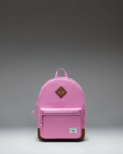 Herschel Supply Co. Herschel Heritage Kids Backpack in Opera Mauve/Saddle Brown.