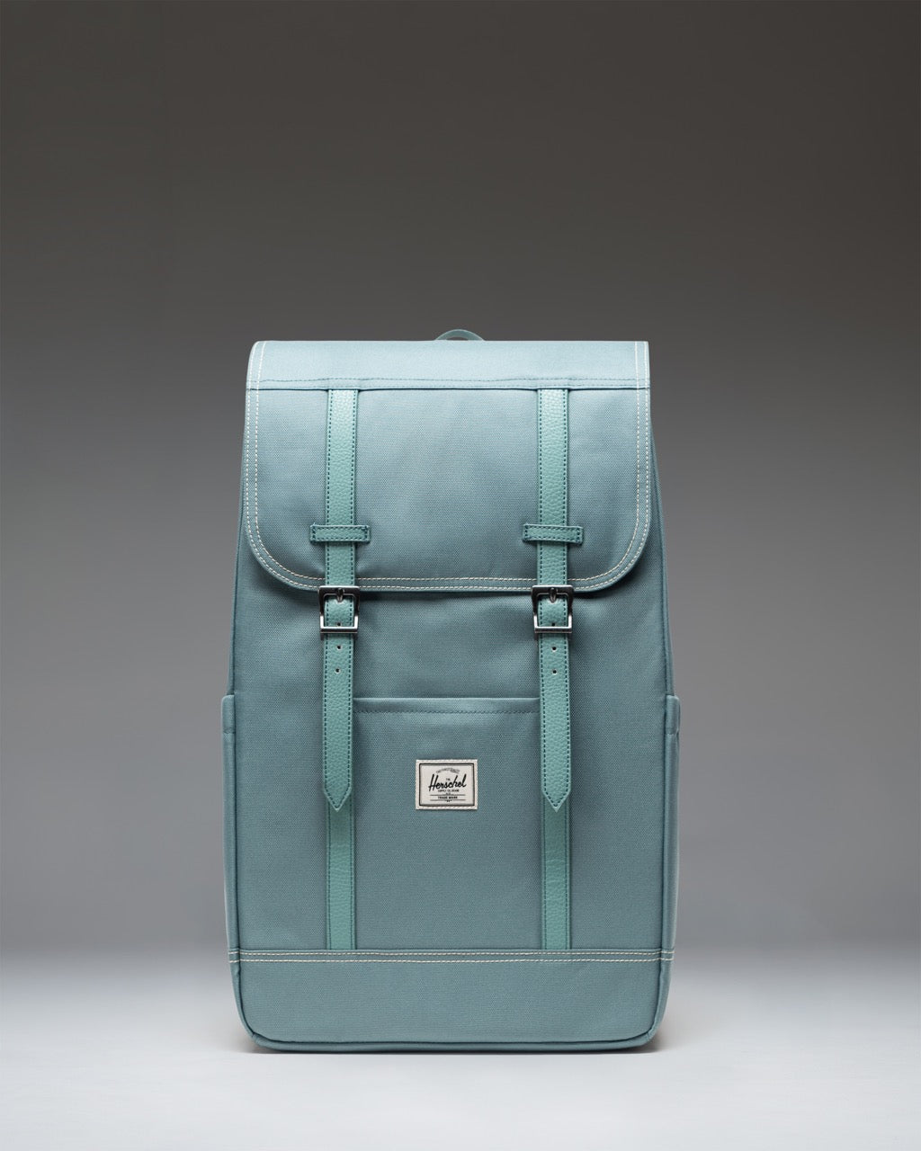 Herschel Retreat Backpack size guide chart. Dimensions: 18.00 inches (H) x 11.00 inches (W) x 6.00 inches (D), 23.0L capacity.