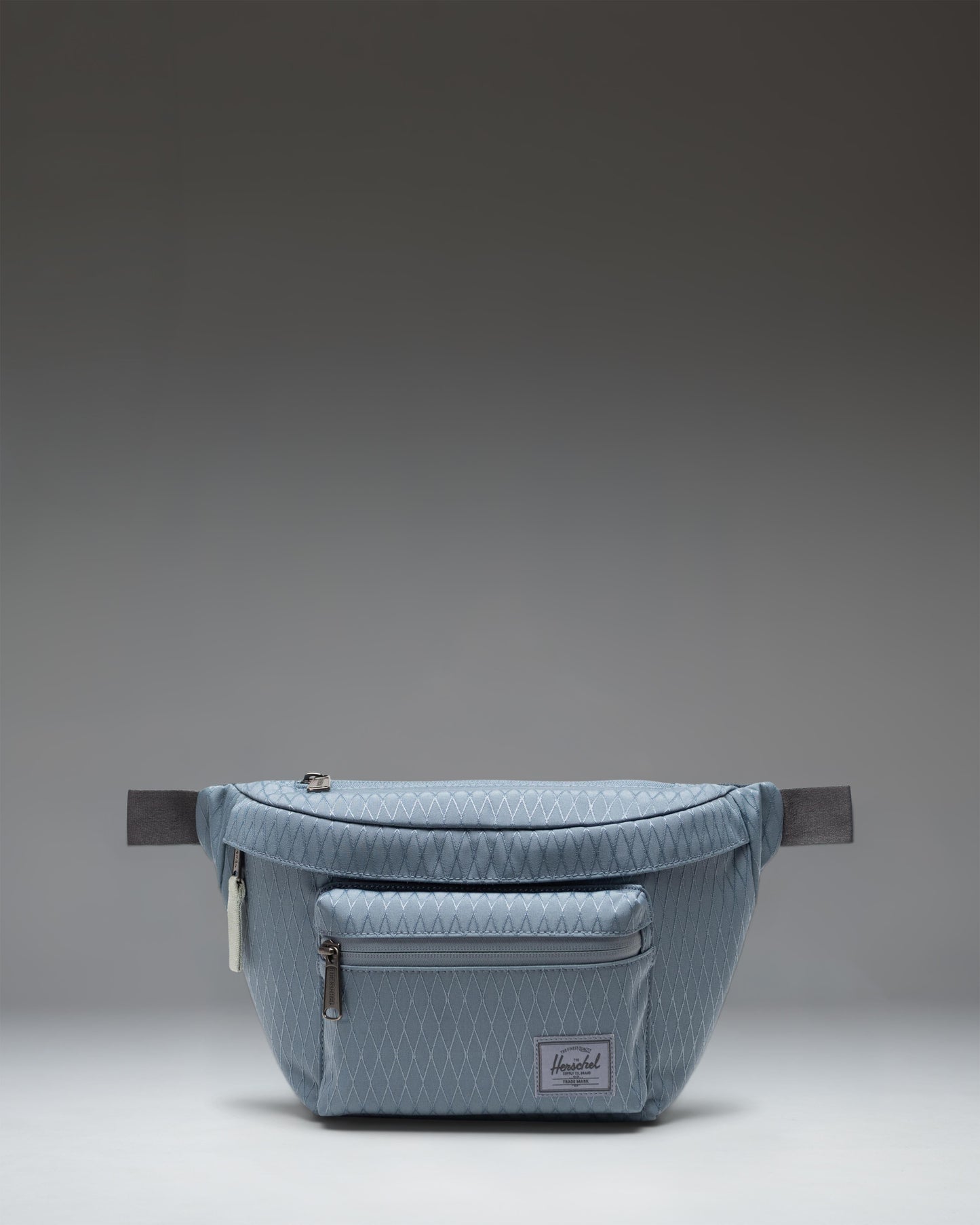 Herschel Supply Co. Pop Quiz Hip Pack in Blue Mirage Diamond/Sea Storm.