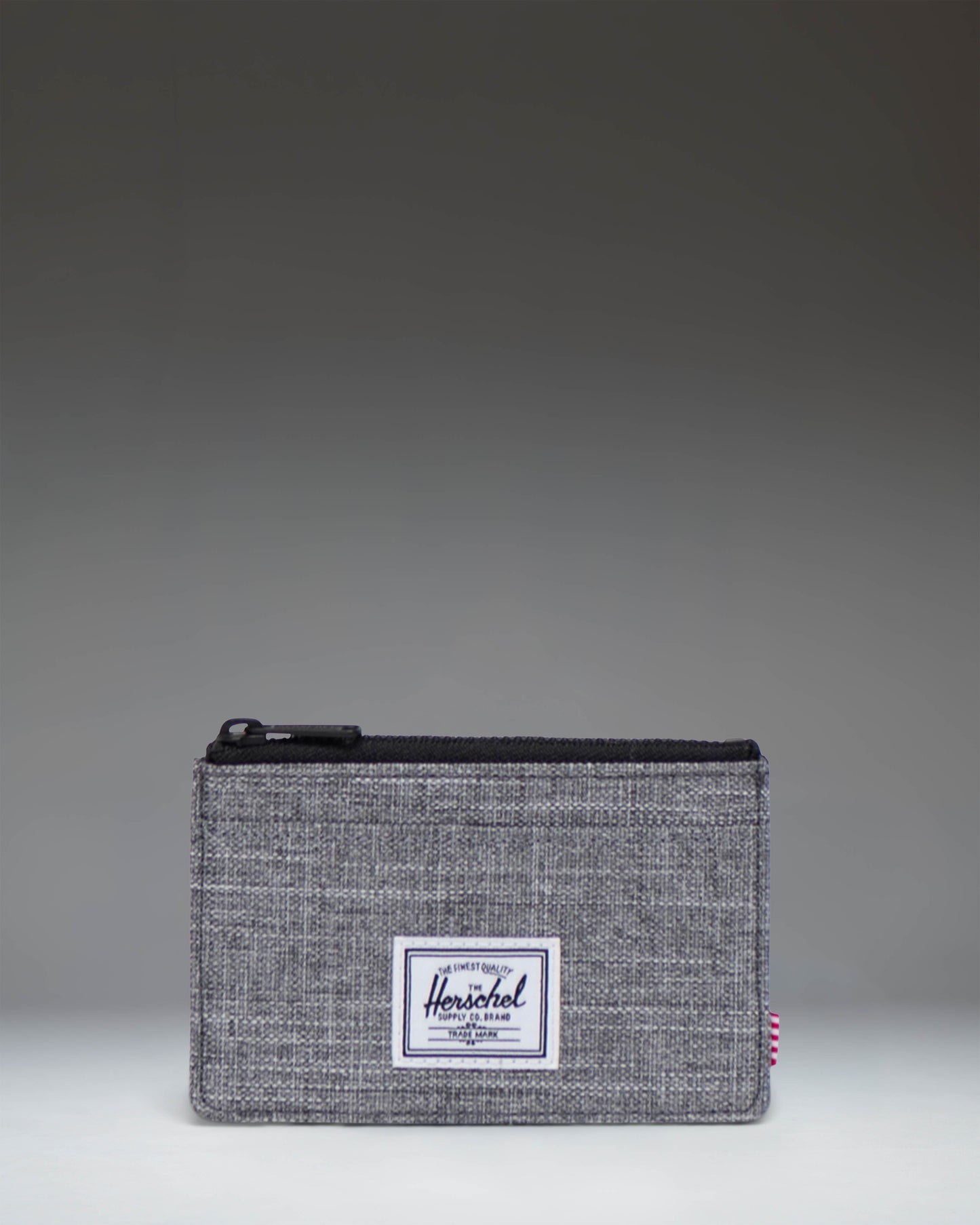 Herschel Supply Co. Oscar Cardholder in Raven Crosshatch.