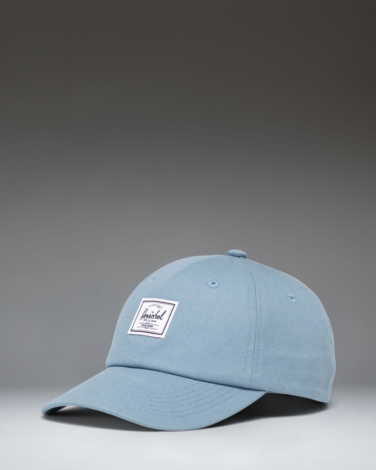 Herschel Supply Co. Sylas Classic Cap in Windward Blue, a light blue baseball hat shown from the front.