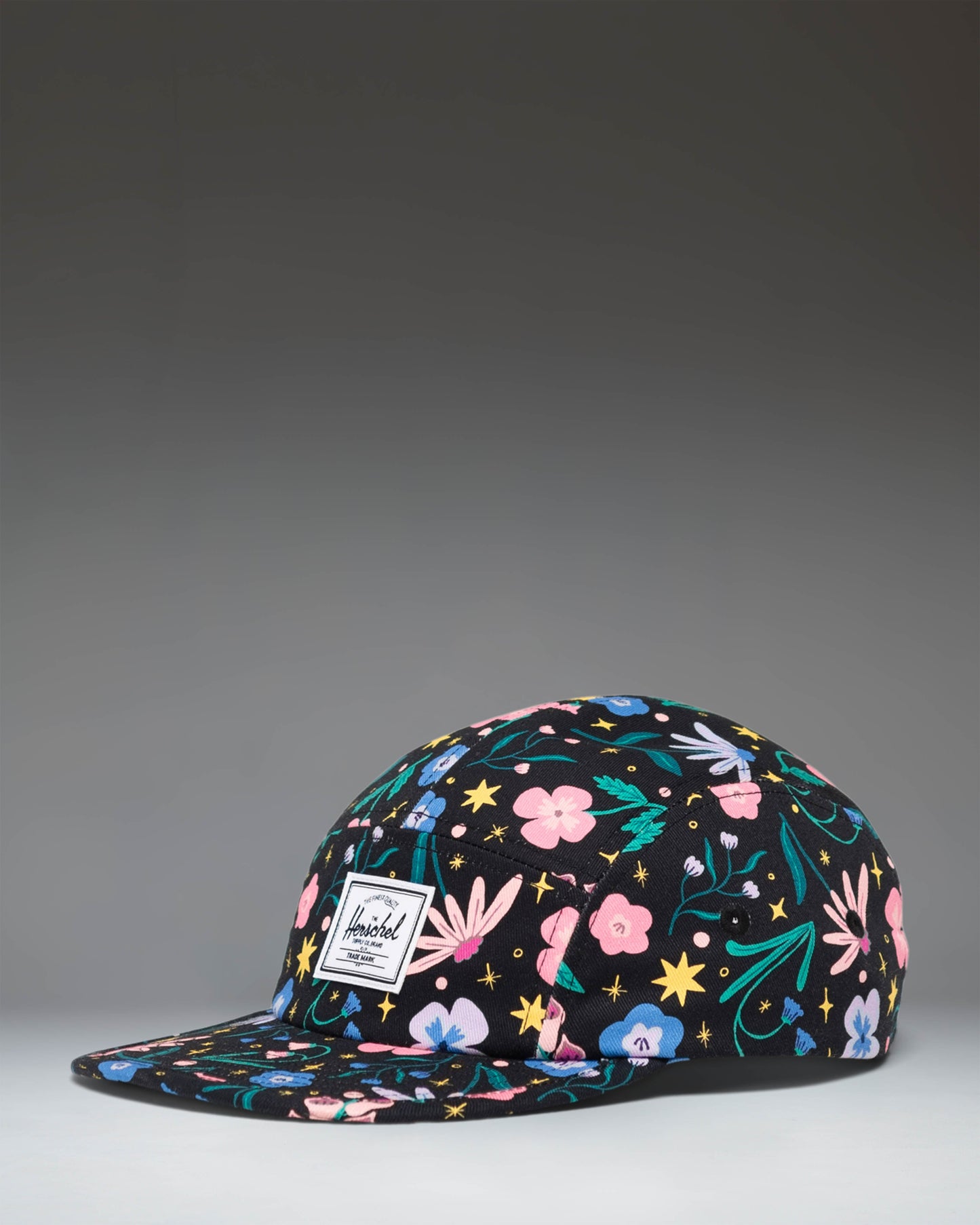 Herschel Supply Co. Glendale Kids Cap in Enchanted Garden floral print.